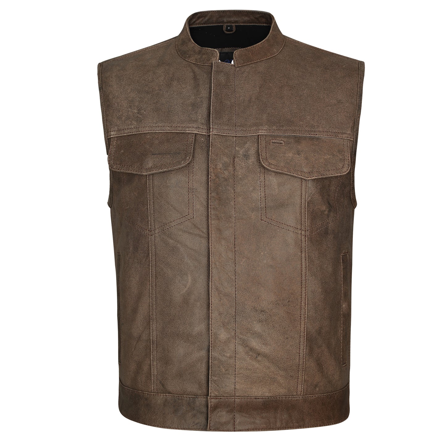 Dirty Rock Leather Club Vest by MCVESTS
