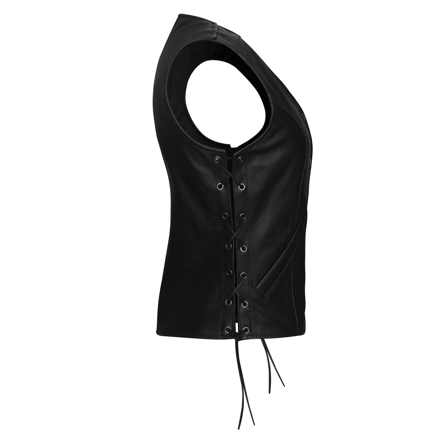 Venus - Ladies Full Length Leather Vest