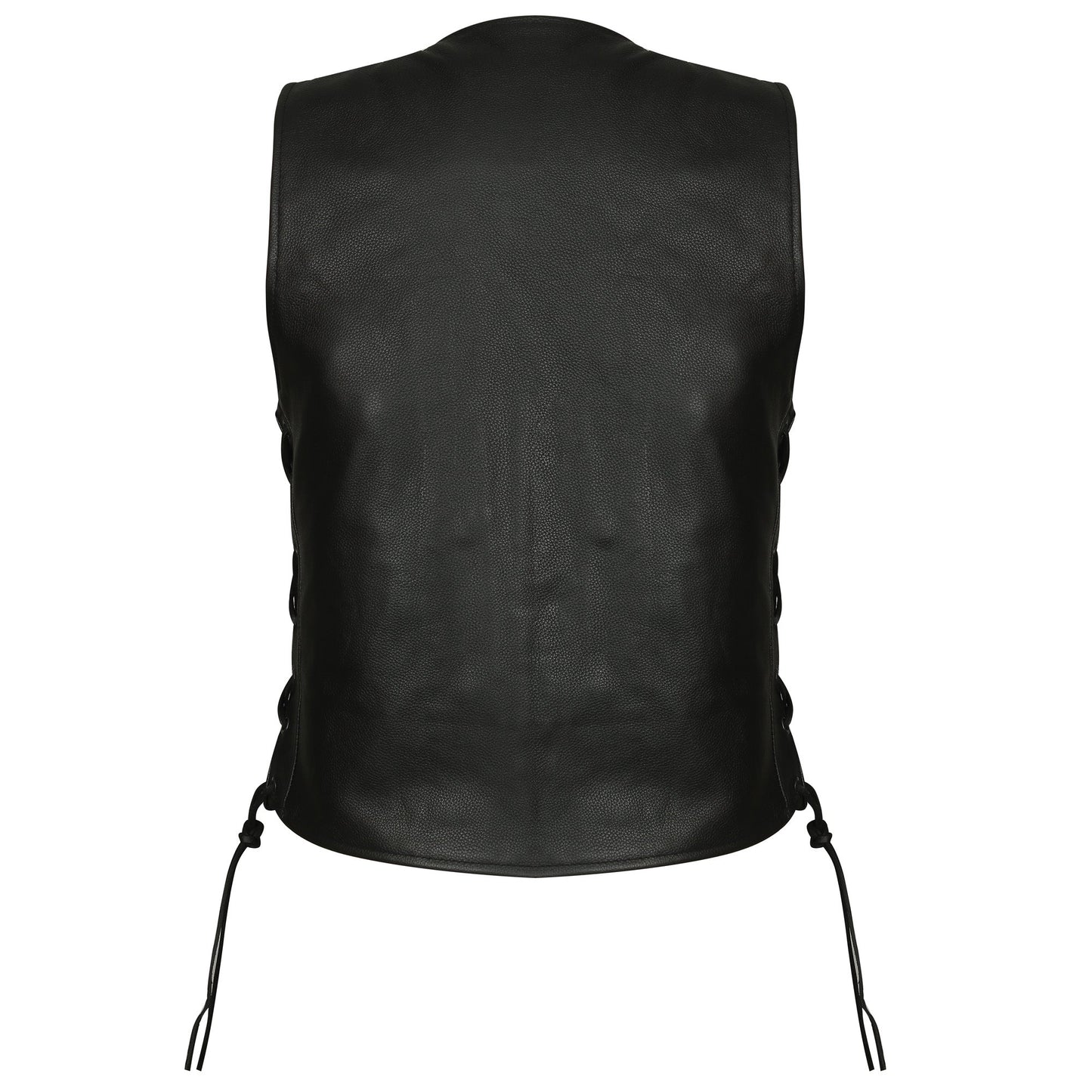Aurora - Ladies Side Lace Leather Vest