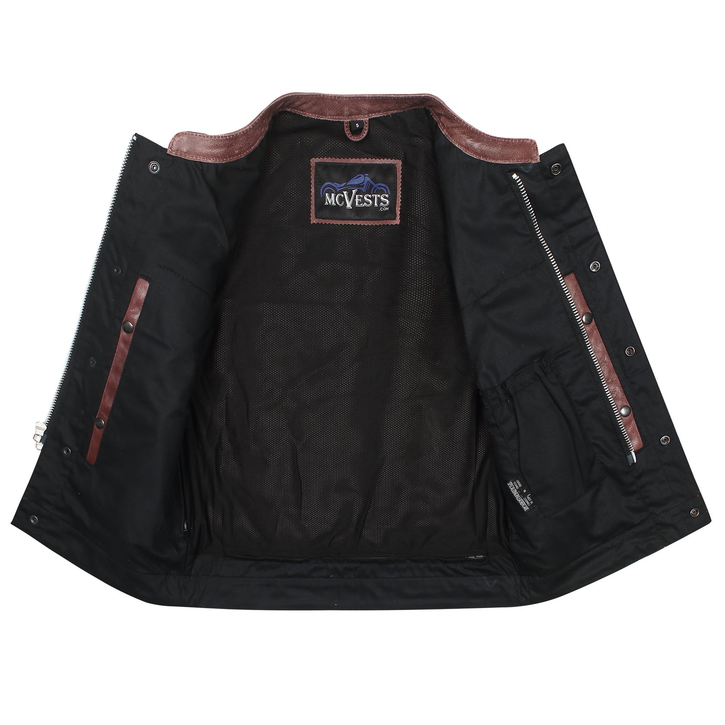Scorched Rock - Leather Club Vest by MCVESTS