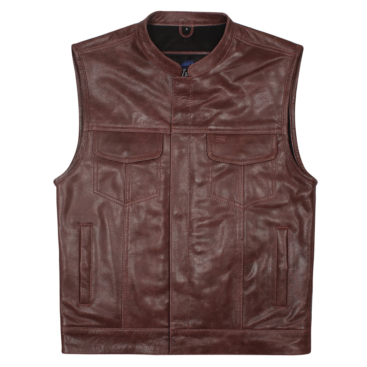 Scorched Rock - Leather Club Vest by MCVESTS