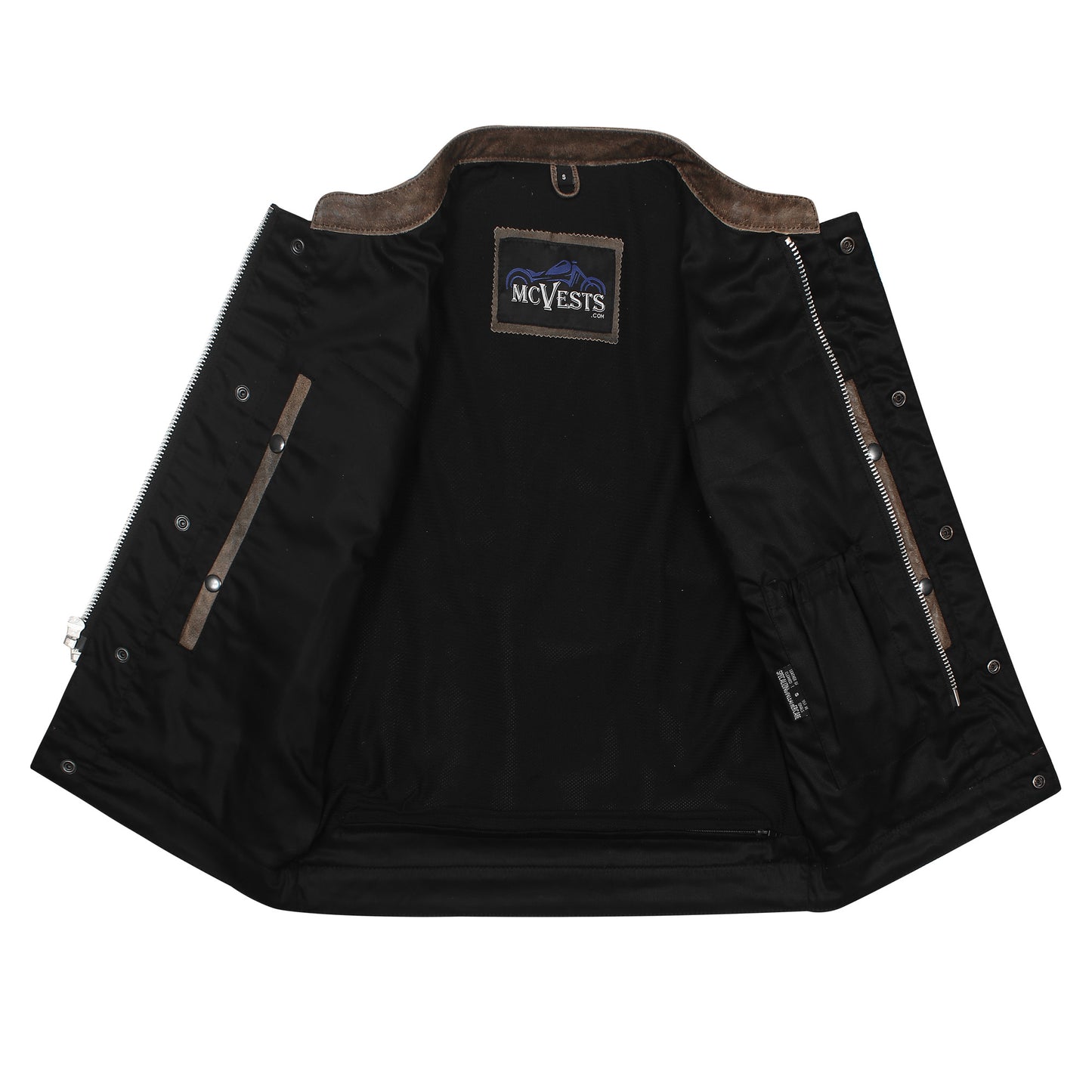 Dirty Rock Leather Club Vest by MCVESTS