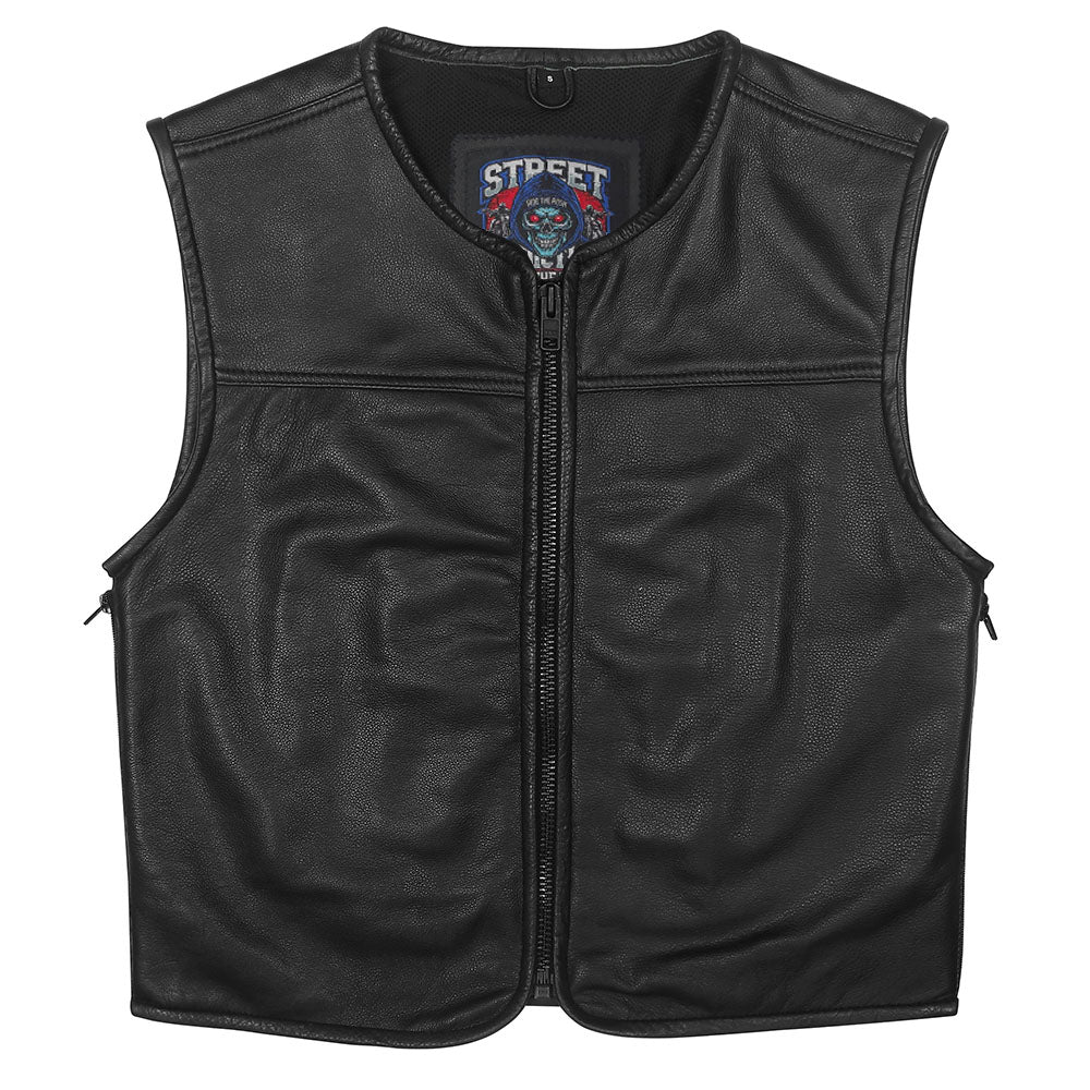 No Mercy Club Vest by Street Addiction™ - Premium Proper Fit Vest with Full Side Zippers