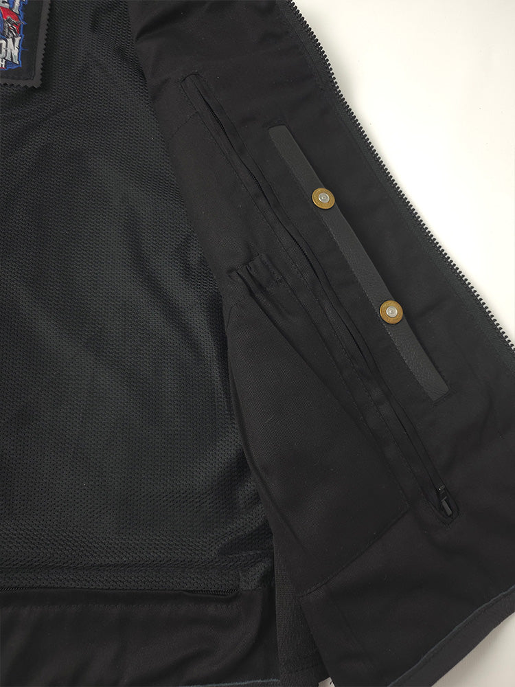 No Mercy Club Vest by Street Addiction™ - Premium Proper Fit Vest with Full Side Zippers