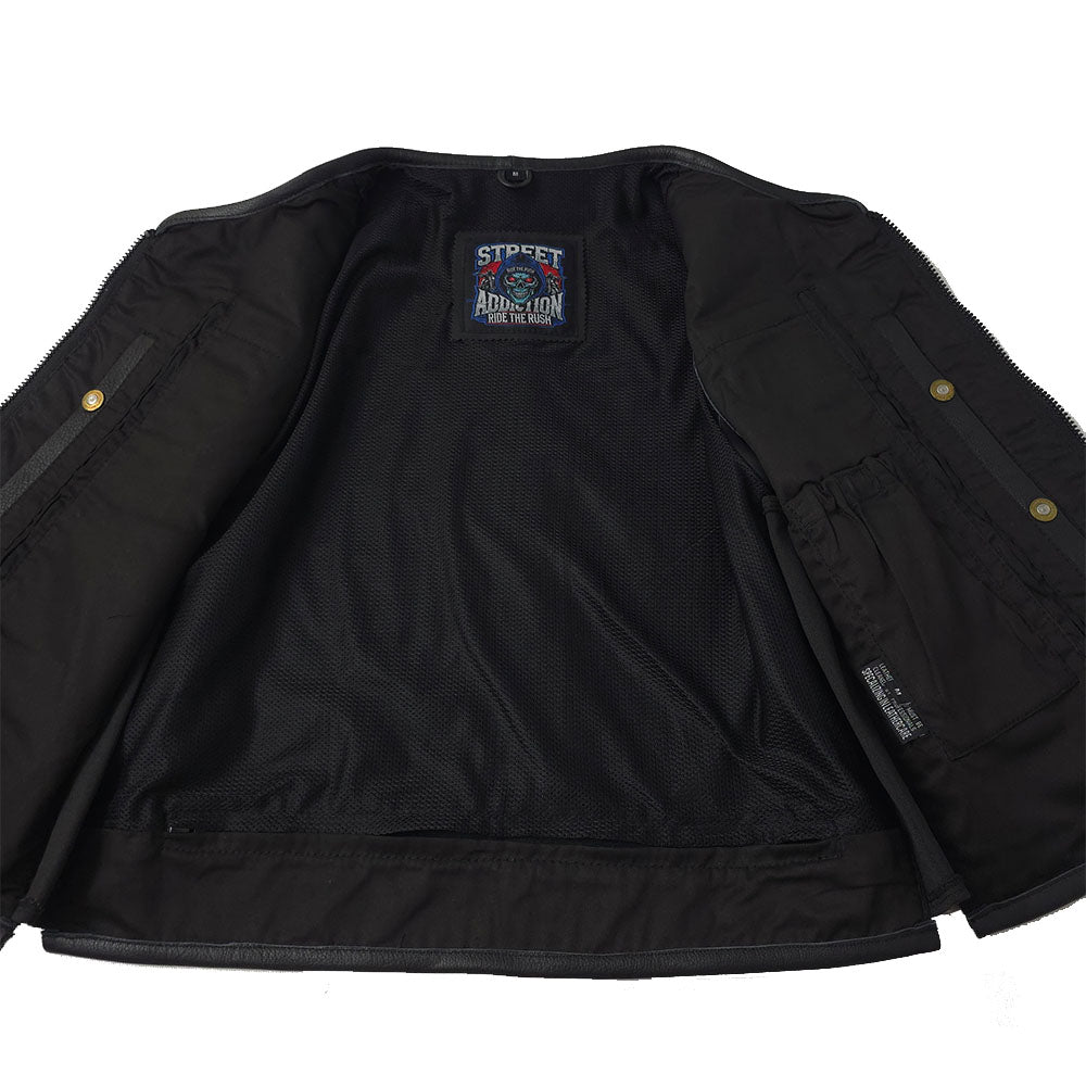 Rogue Vest by Street Addiction™ - Proper Fit Vest with Full Side Zippers and Gun Pockets