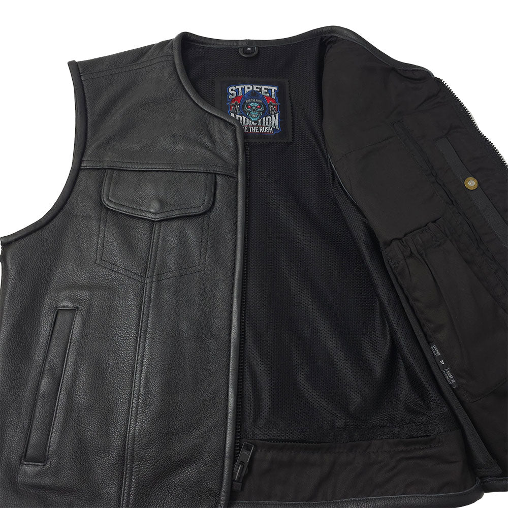 Rogue Vest by Street Addiction™ - Proper Fit Vest with Full Side Zippers and Gun Pockets