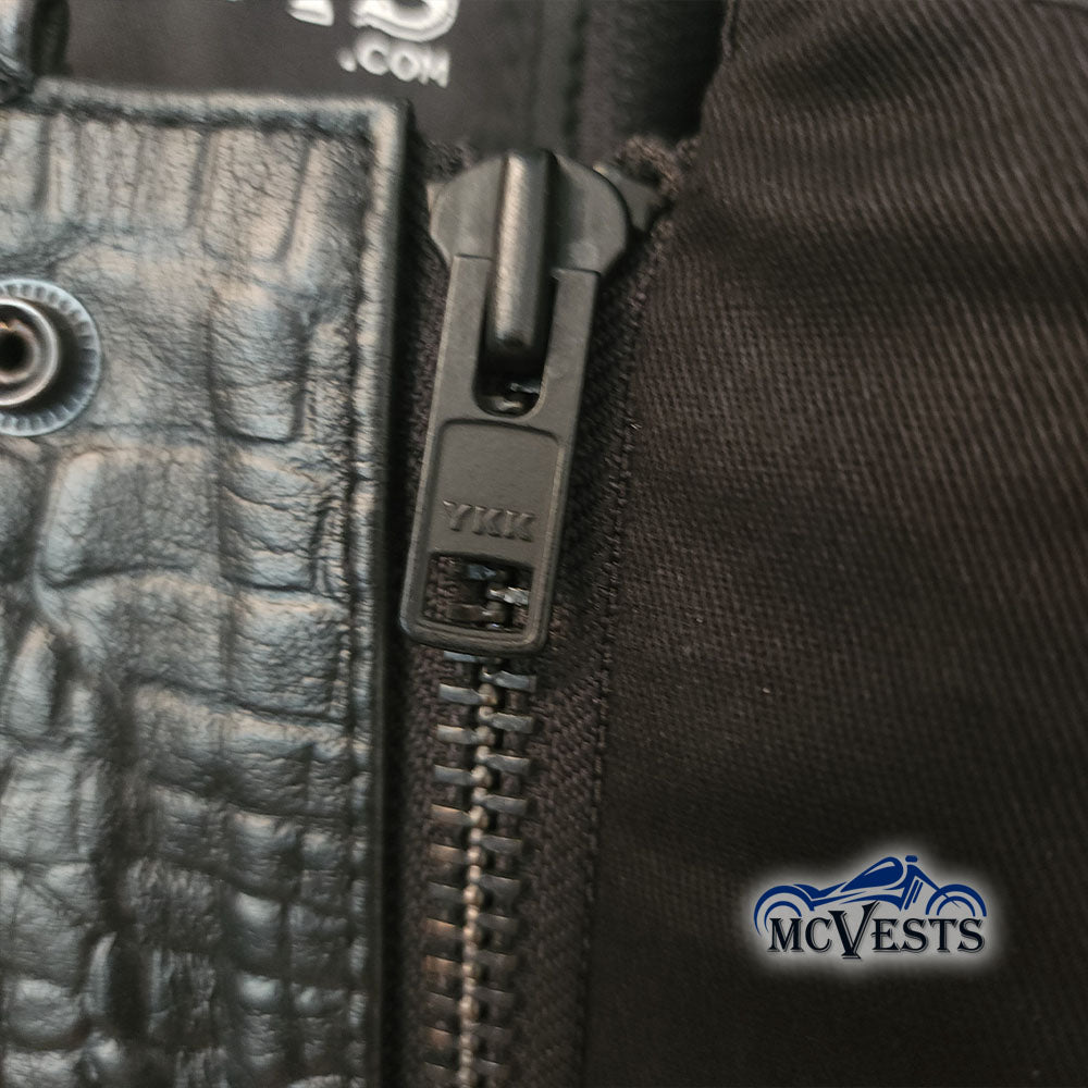 Crocodile Vest with Side Zippers and CCW Size 3X (52 Vest)