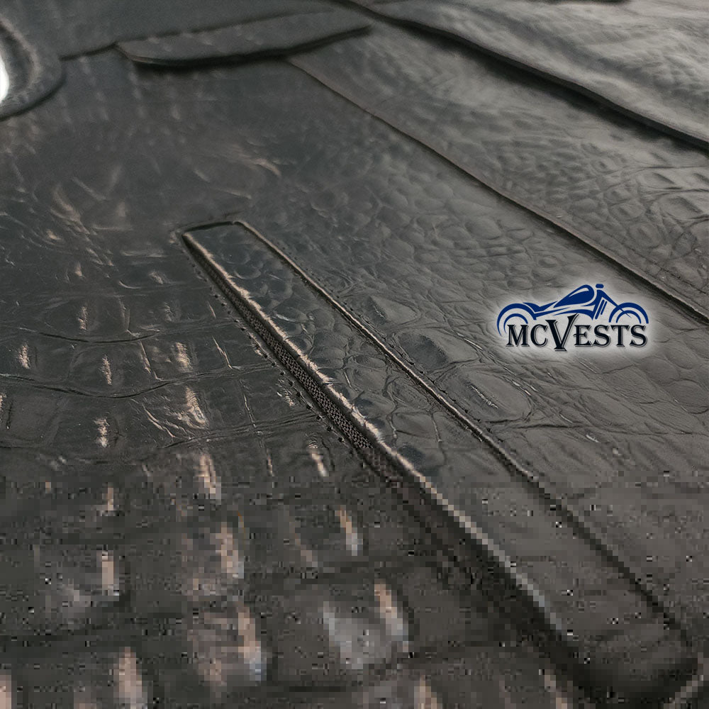 Crocodile Vest with Side Zippers and CCW Size 3X (52 Vest)