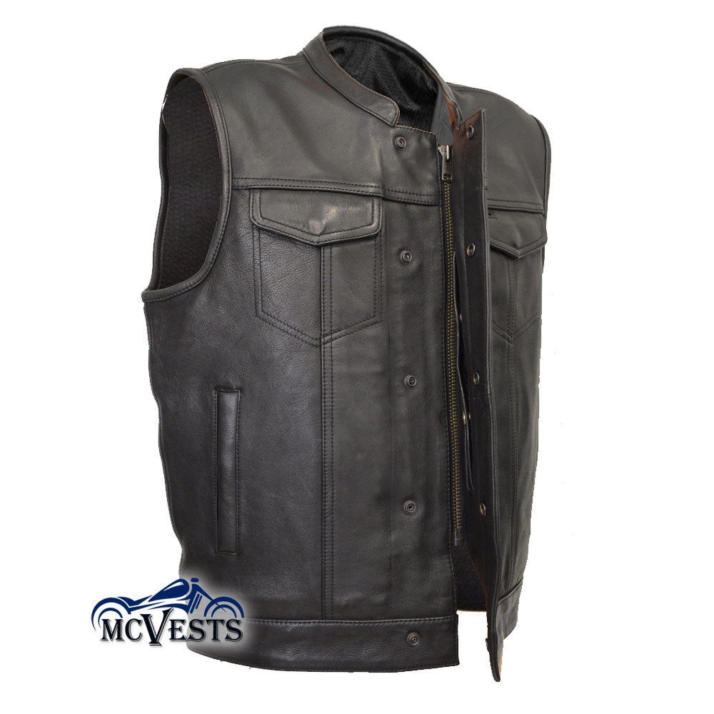 Concealed Snaps Premium Naked Vest - GUN500