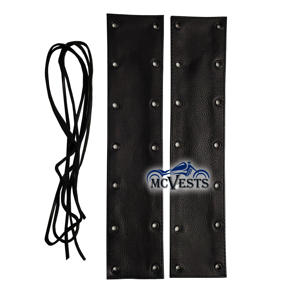 Vest Side Lace Leather Extenders - Set of Two