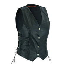 ELYSE - Ladies Laced Vest with Stylish Braid