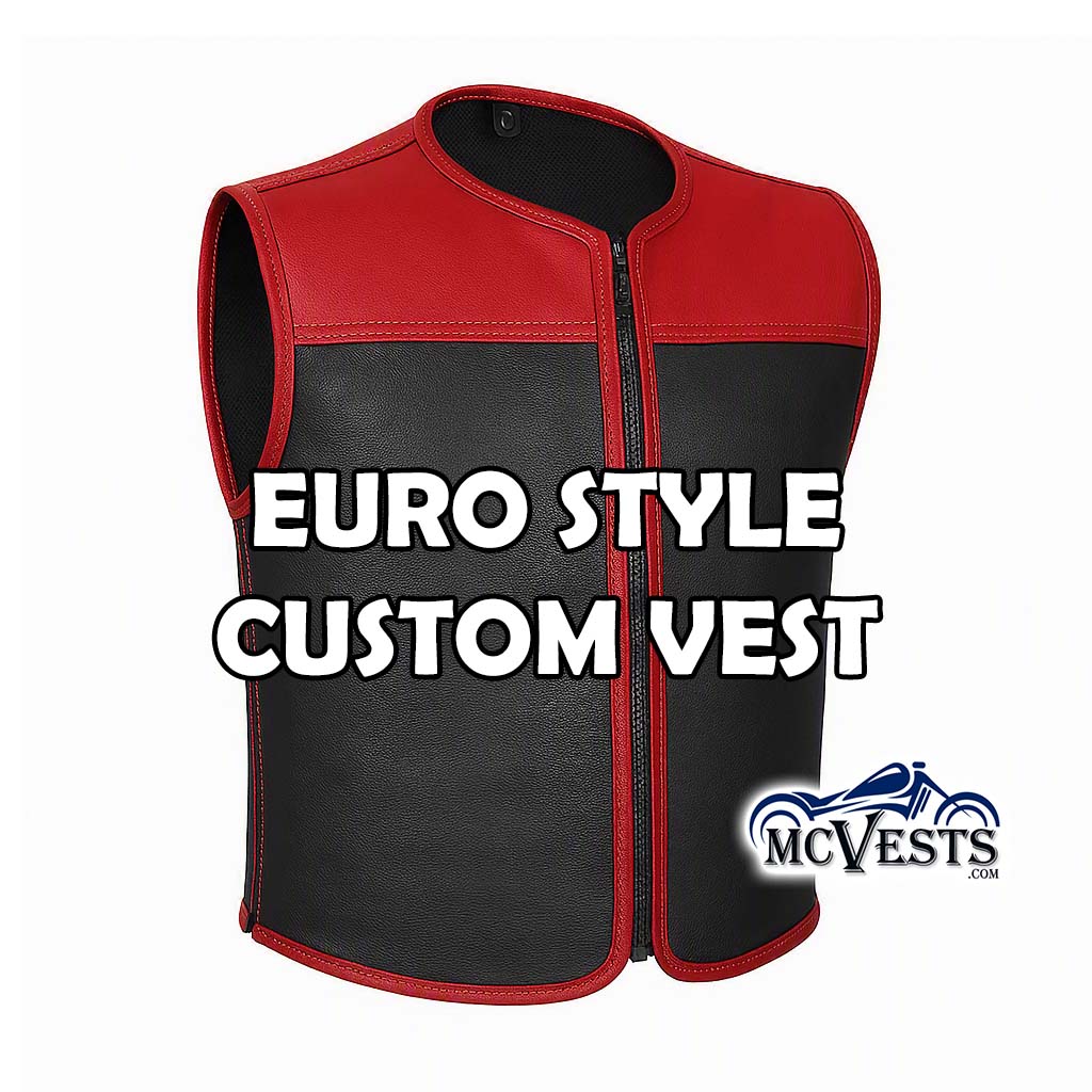 Euro style biker vest