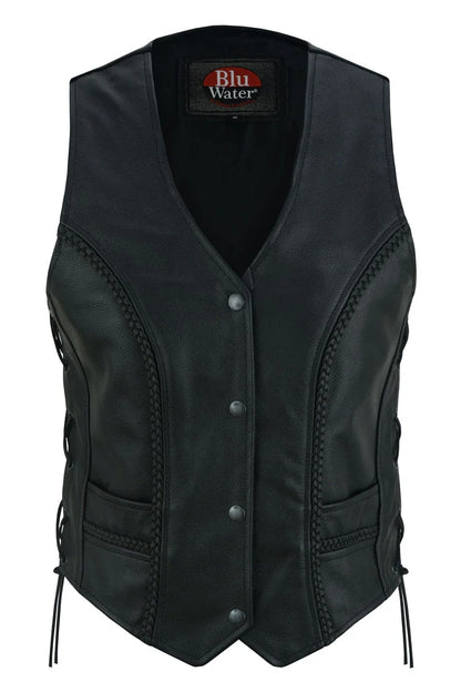 Ladies Premium Braided Vest