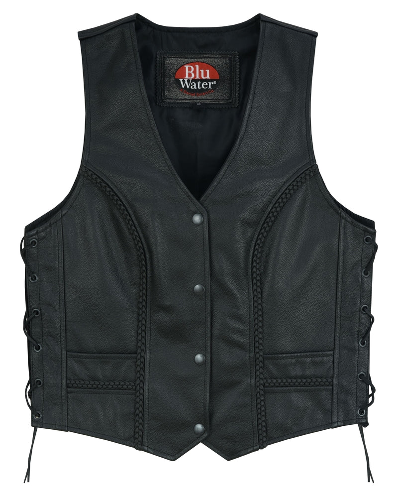 Ladies Premium Braided Vest