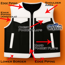 NEW! Euro Style Custom Motorcycle Vest | Slim Fit Biker Cut
