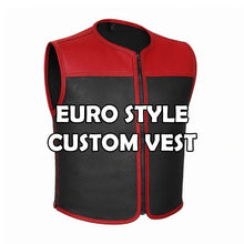 NEW! Euro Style Custom Motorcycle Vest | Slim Fit Biker Cut