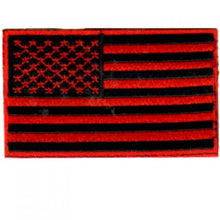 PATCH - USA Flag - Red and Black 3X2