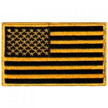 PATCH - USA Flag - Yellow and Black 3X2