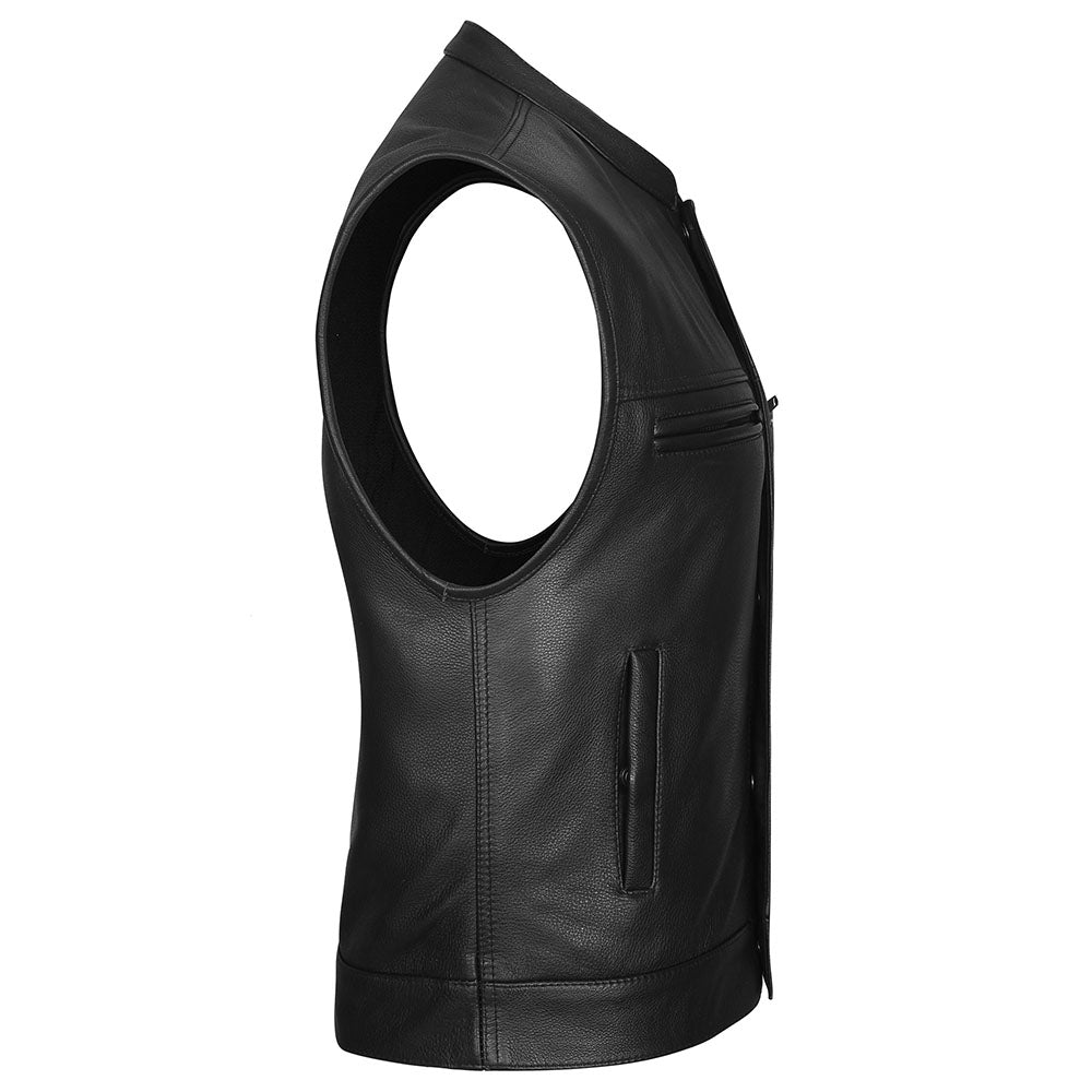 GUN548 Premium Leather Club Vest