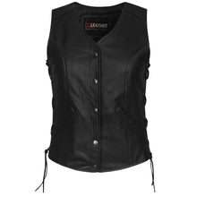 Venus - Ladies Full Length Leather Vest