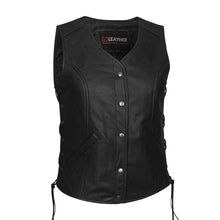Venus - Ladies Full Length Leather Vest