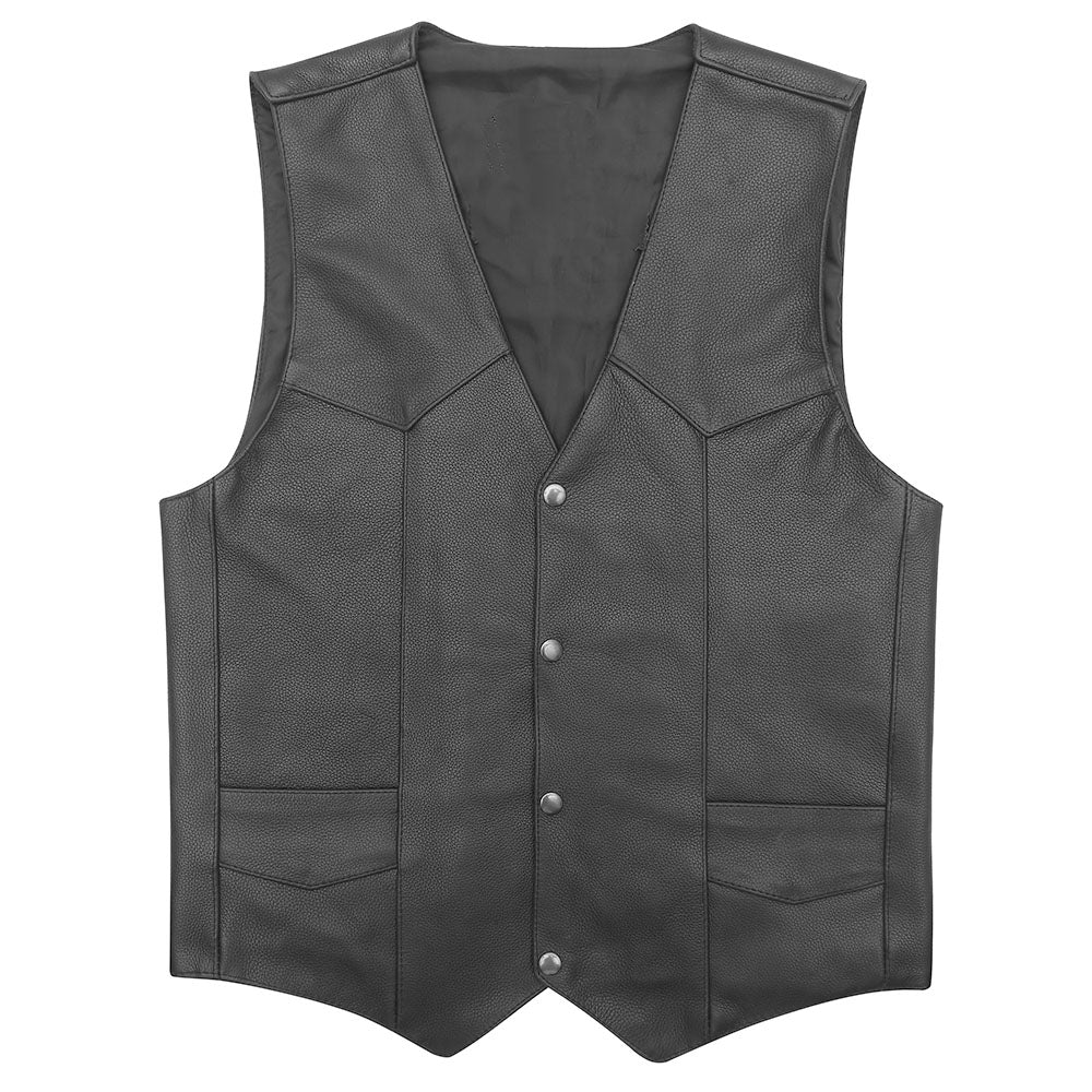 Traditional V-Neck Vest with Concealed Carry Pockets