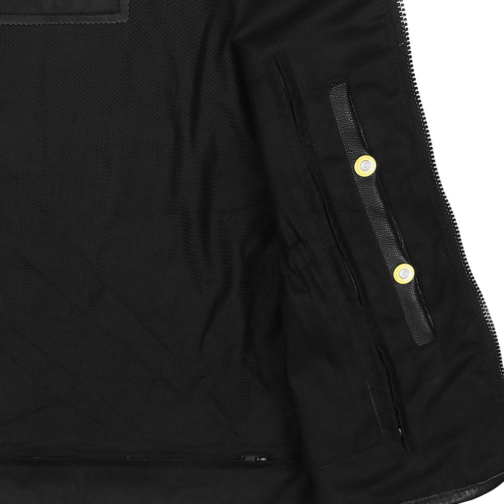 NEW! Euro Style Custom Motorcycle Vest | Slim Fit Biker Cut