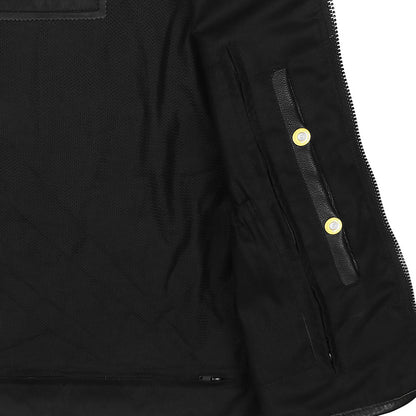 NEW! Euro Style Custom Motorcycle Vest | Slim Fit Biker Cut