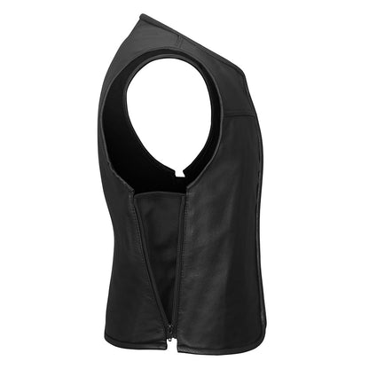 NEW! Euro Style Custom Motorcycle Vest | Slim Fit Biker Cut