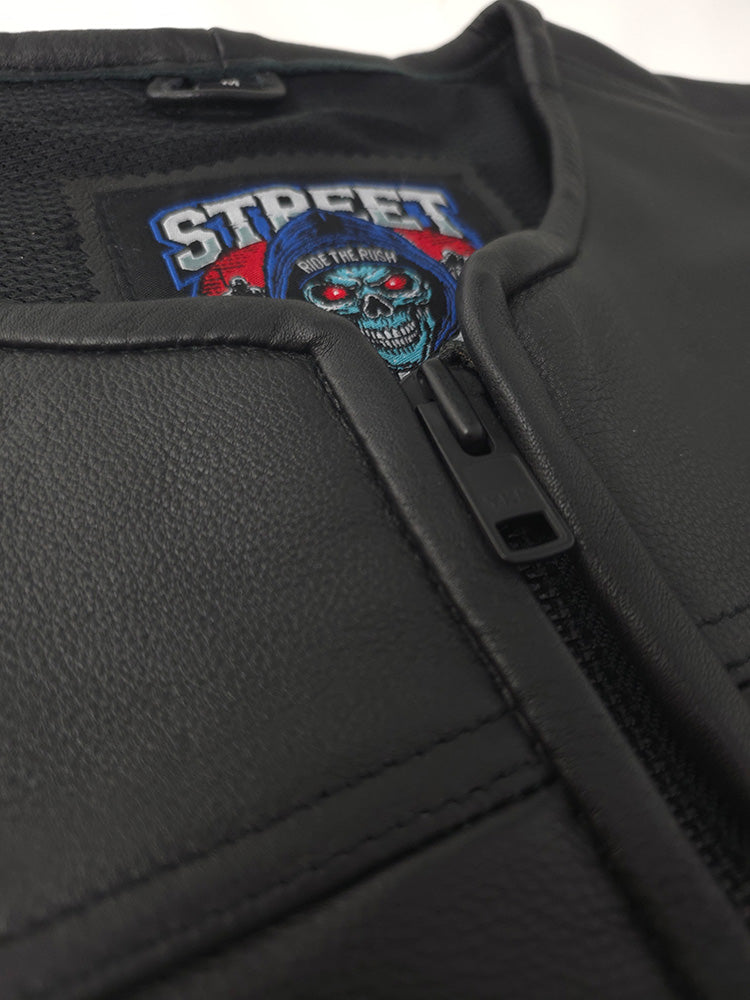 No Mercy Club Vest by Street Addiction™ - Premium Proper Fit Vest with Full Side Zippers