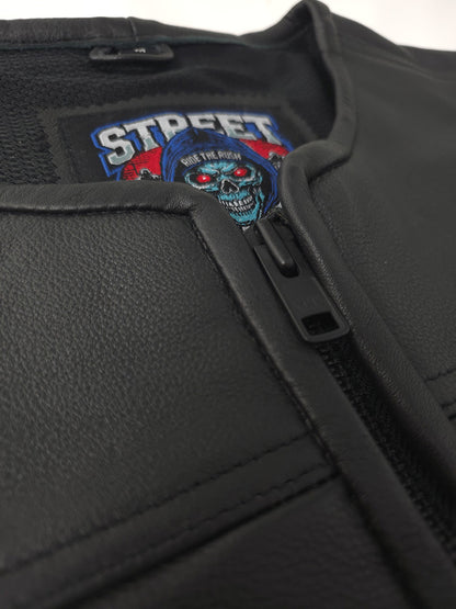 No Mercy Club Vest by Street Addiction™ - Premium Proper Fit Vest with Full Side Zippers