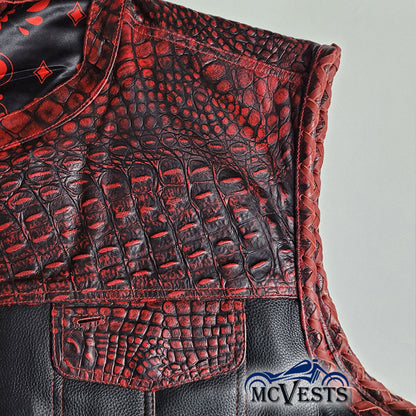 NEW! Euro Style Custom Motorcycle Vest | Slim Fit Biker Cut