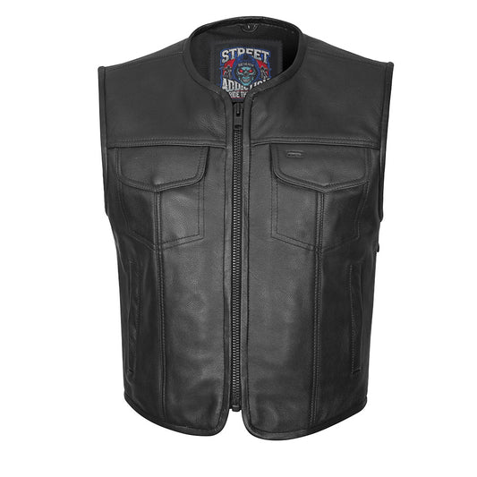 Rogue Vest by Street Addiction™ - Proper Fit Vest with Full Side Zippers and Gun Pockets