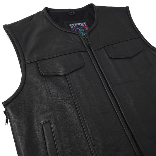 Rogue Vest by Street Addiction™ - Proper Fit Vest with Full Side Zippers and Gun Pockets