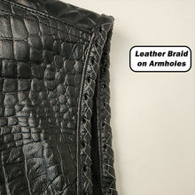 Crocodile Custom Vest with Side Zippers and CCW Size 3X (52 Vest)