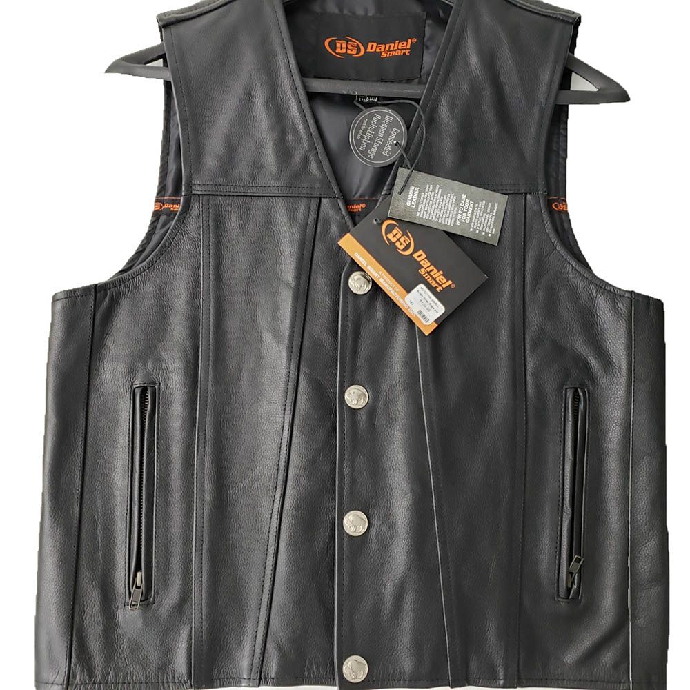 Size 41 V Neck Vest with Buffalo Nickel Snaps