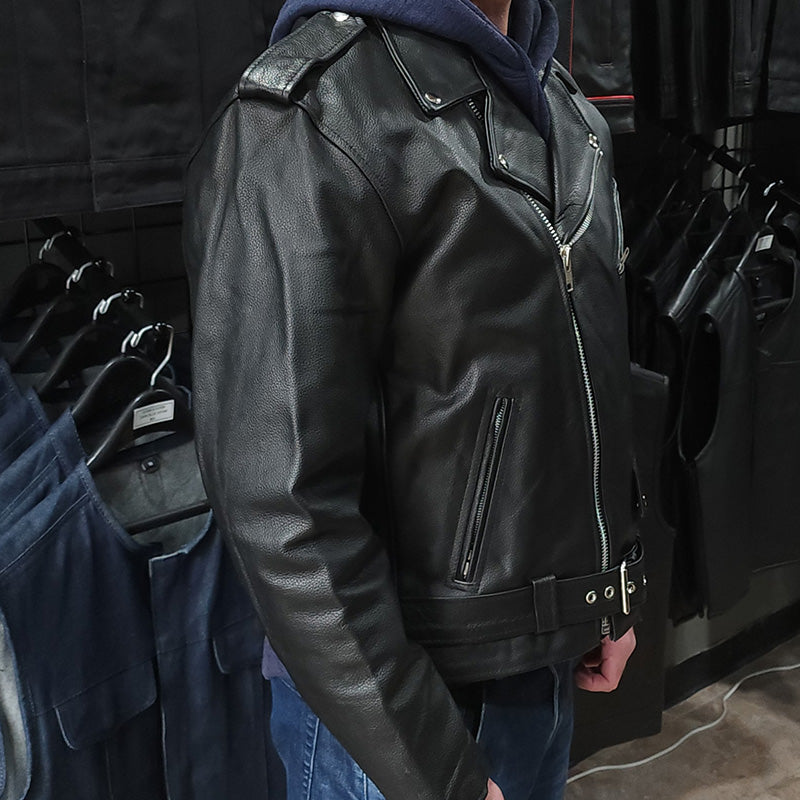 Mens Classic Leather Jacket