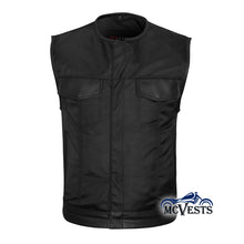 Textile Extremely Lightweight Club Vest with Rolled Collar