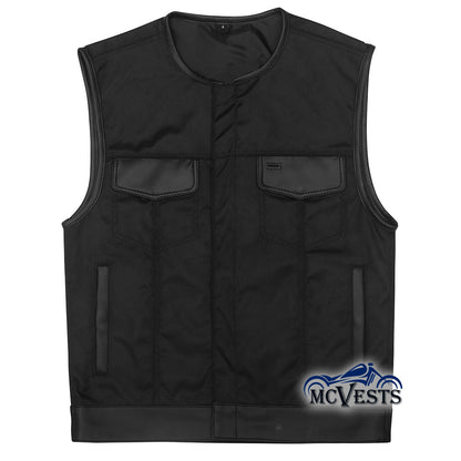 Textile Extremely Lightweight Club Vest with Rolled Collar