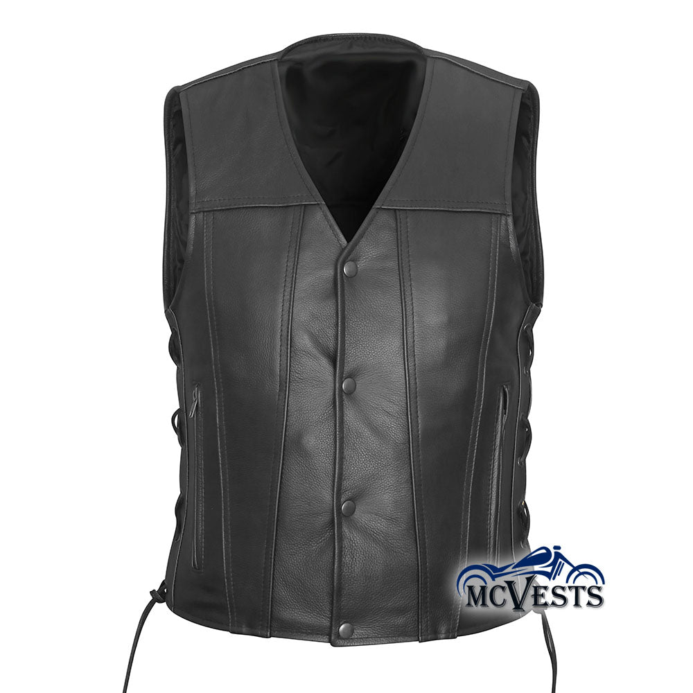 V-Neck Vest with Straight Bottom