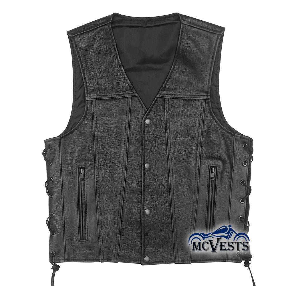 V-Neck Vest with Straight Bottom