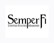 Semper Fi Vinyl Decal (X2)