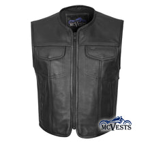 CLUB547 Zipper Front Vest with Zipper Sides - LIMITED EDITION