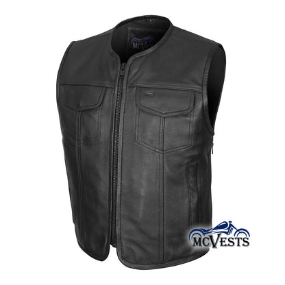 CLUB547 Zipper Front Vest with Zipper Sides - LIMITED EDITION