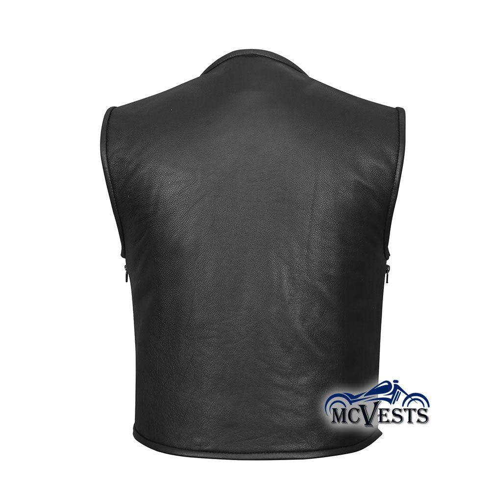 CLUB547 Zipper Front Vest with Zipper Sides - LIMITED EDITION