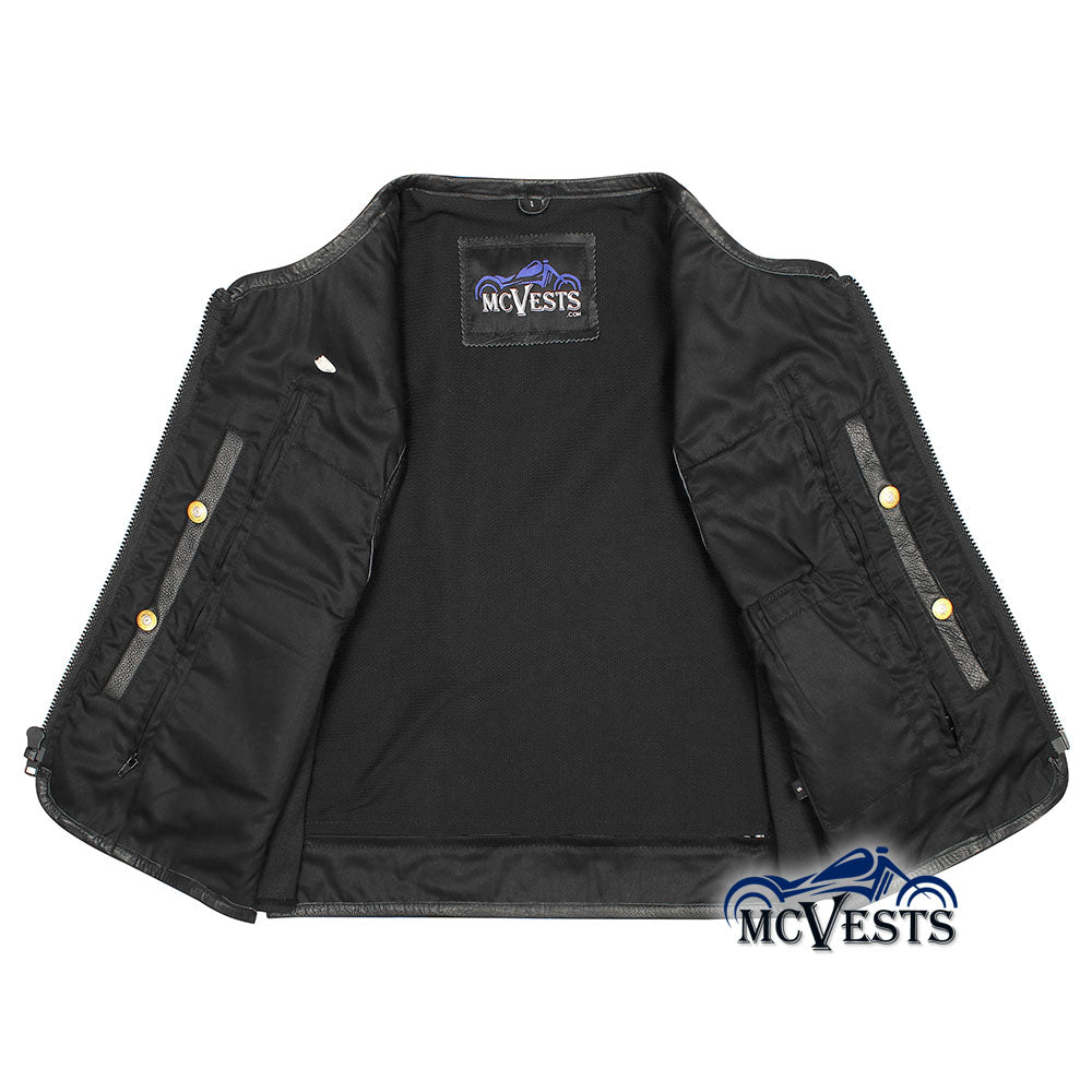 CLUB547 Zipper Front Vest with Zipper Sides - LIMITED EDITION