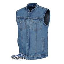 Light Blue Denim Club Vest