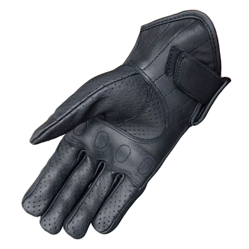 Perforated Glove with Rubber Knuckles - GO24