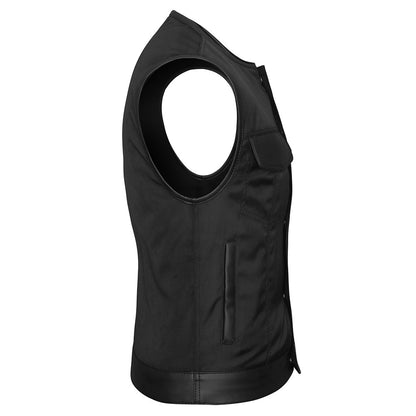 Textile Extremely Lightweight Club Vest with Rolled Collar