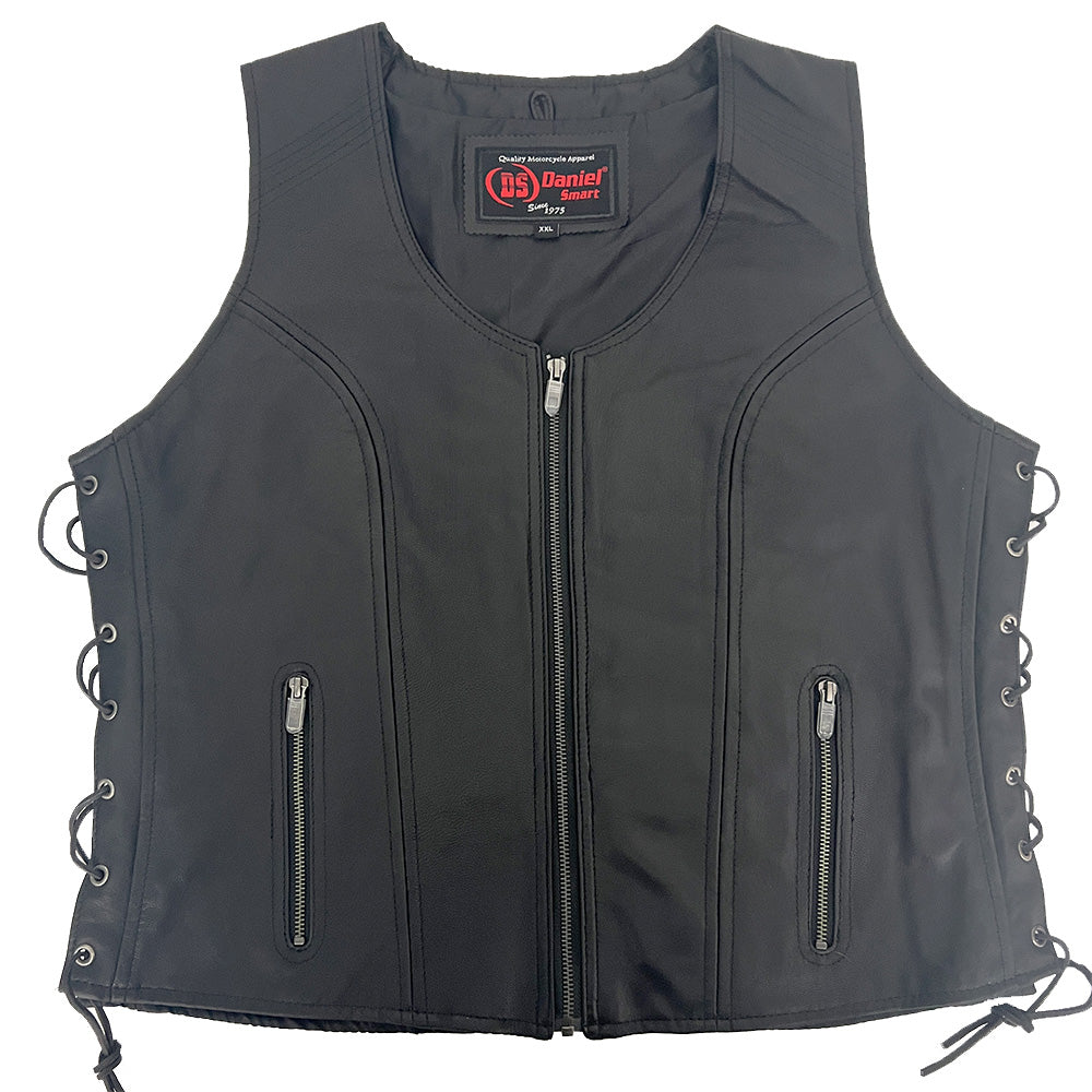 Ladies Open Neck Vest DS245 by DSM - Size 2X (45)